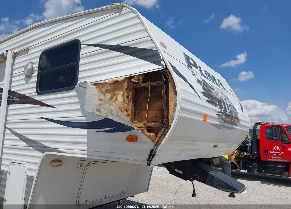 2010 PALO PUMA 282RKSS VIN: 4X4FPUD22AP026739