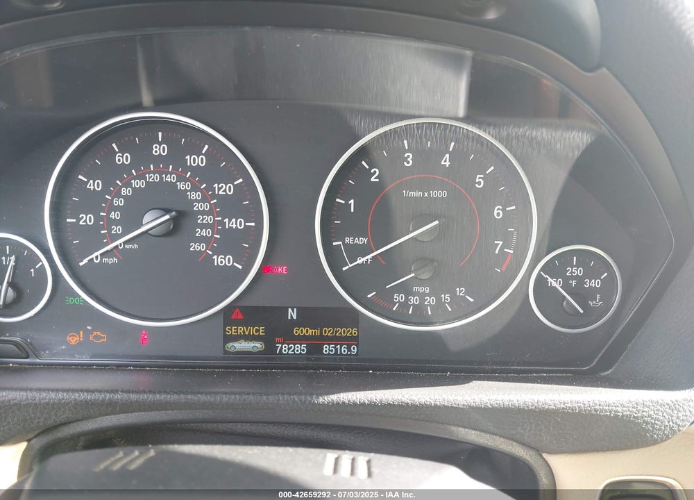 2016 BMW 4 SERIES VIN: WBA3V7C59G5A25524