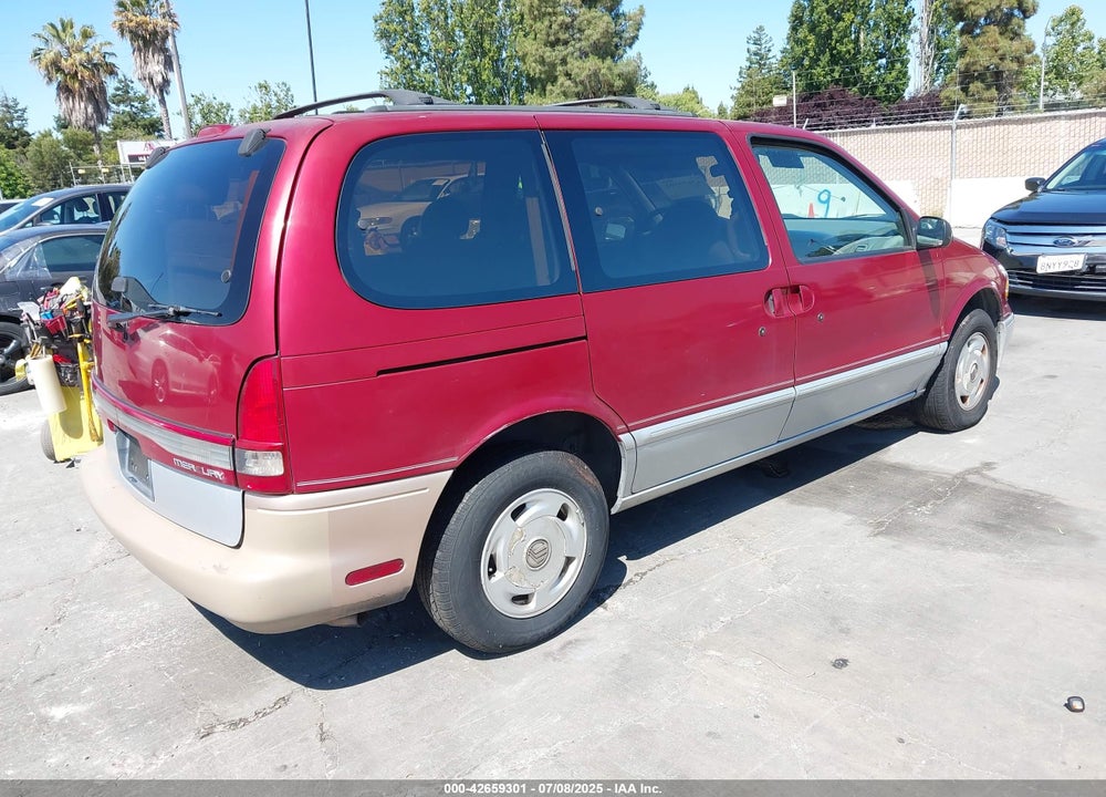 1996 MERCURY VILLAGER VIN: 4M2DV11W8TDJ61652