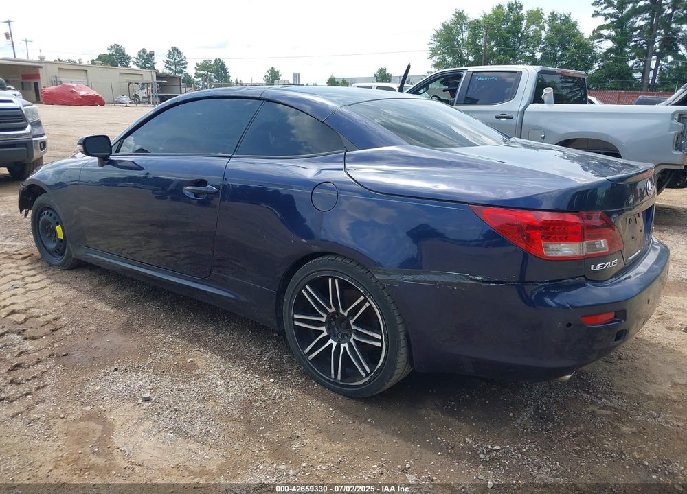 2011 LEXUS IS 250C VIN: JTHFF2C28B2516890