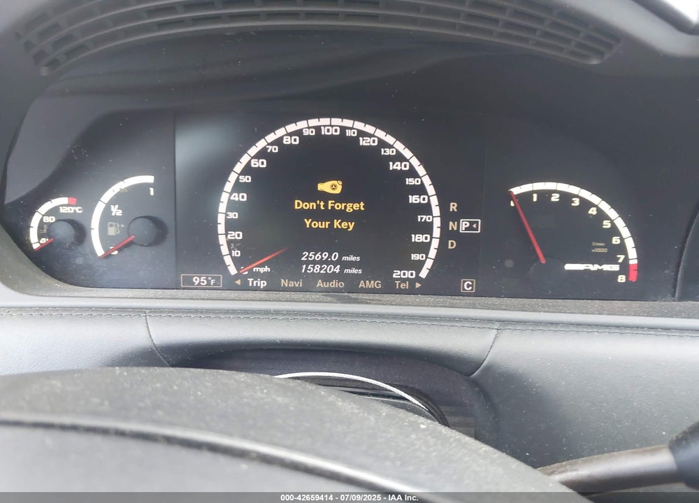 2008 MERCEDES-BENZ CL-CLASS VIN: WDDEJ77X98A016241