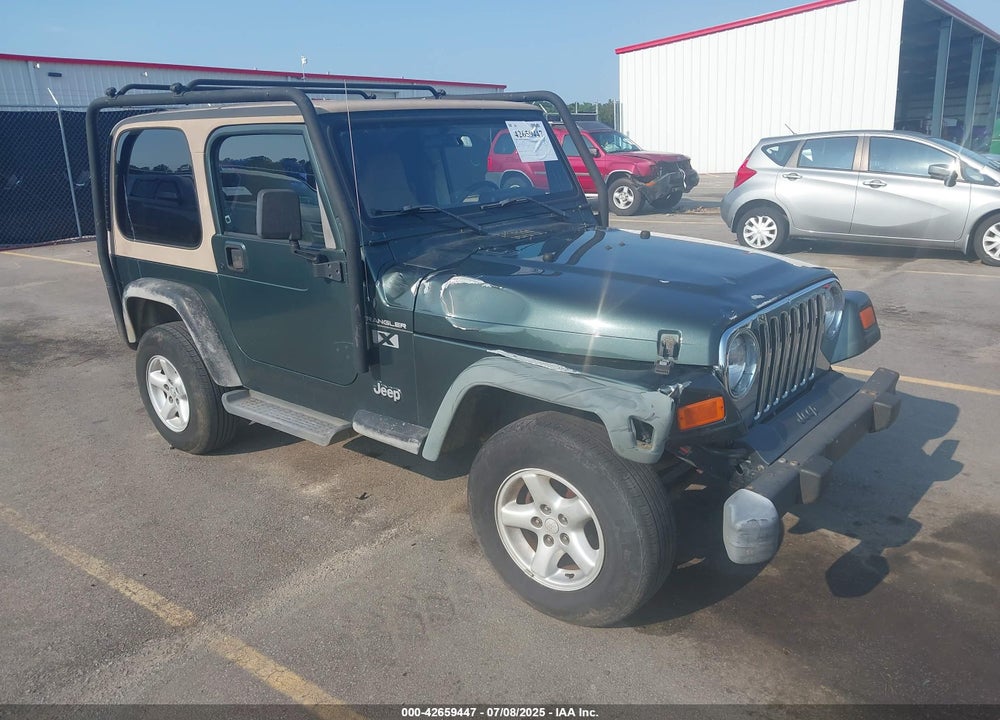 2002 JEEP WRANGLER X VIN: 1J4FA39S72P733034