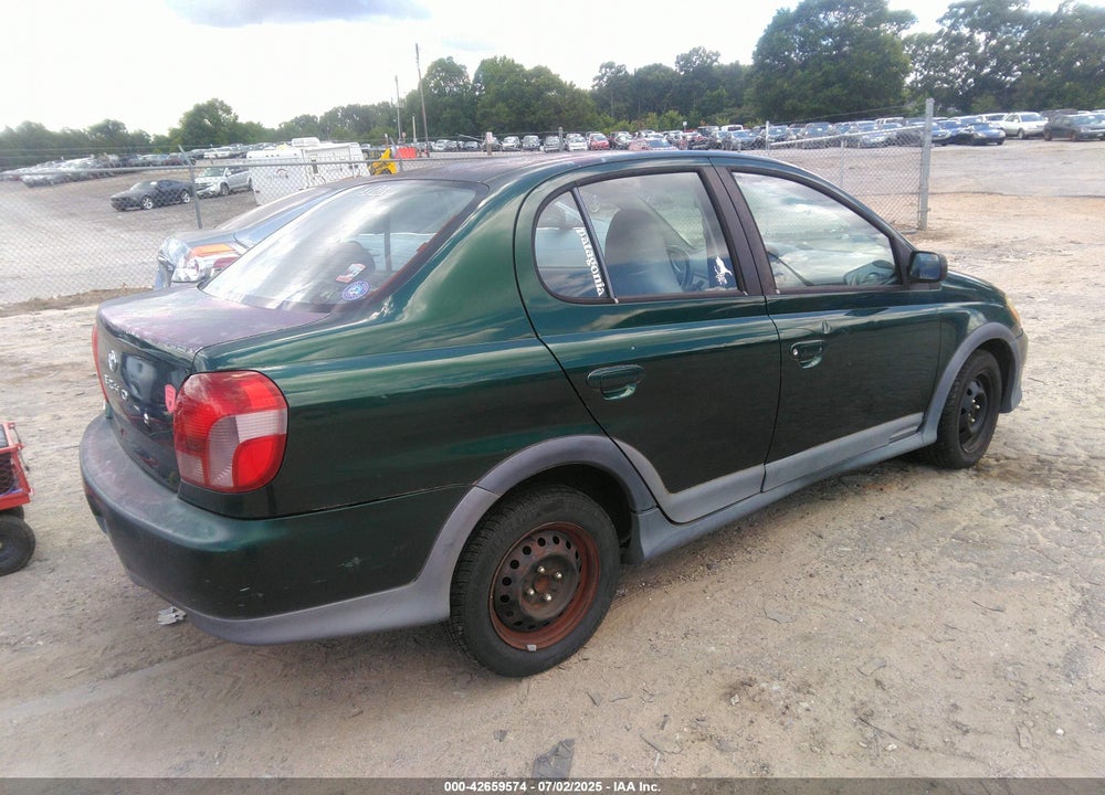2000 TOYOTA ECHO VIN: JTDBT1230Y0002792