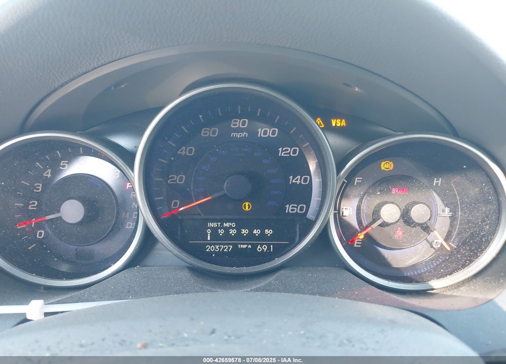 2007 ACURA RL 3.5 VIN: JH4KB16617C004862