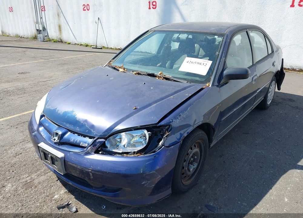 2004 HONDA CIVIC LX VIN: 2HGES16584H635141