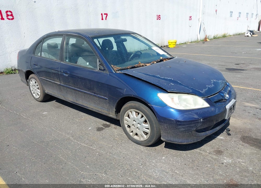 2004 HONDA CIVIC LX VIN: 2HGES16584H635141