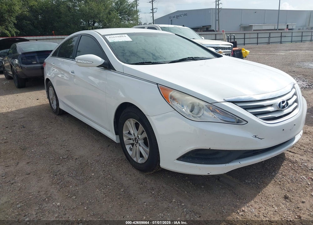 2014 HYUNDAI SONATA GLS VIN: 5NPEB4AC8EH855460