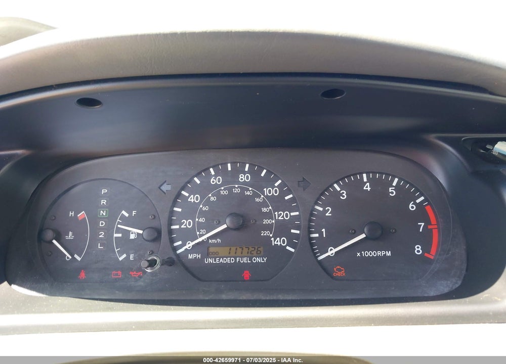 1998 TOYOTA CAMRY LE VIN: 4T1BG22K0WU328367