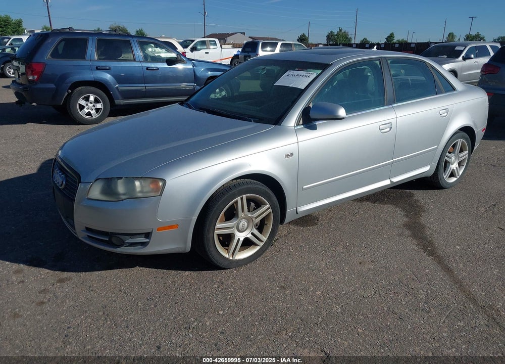 2008 AUDI A4 VIN: WAUDF78E08A051493