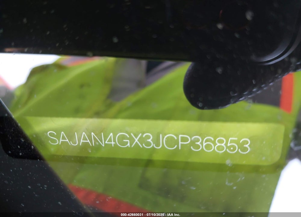 2018 JAGUAR XE VIN: SAJAN4GX3JCP36853