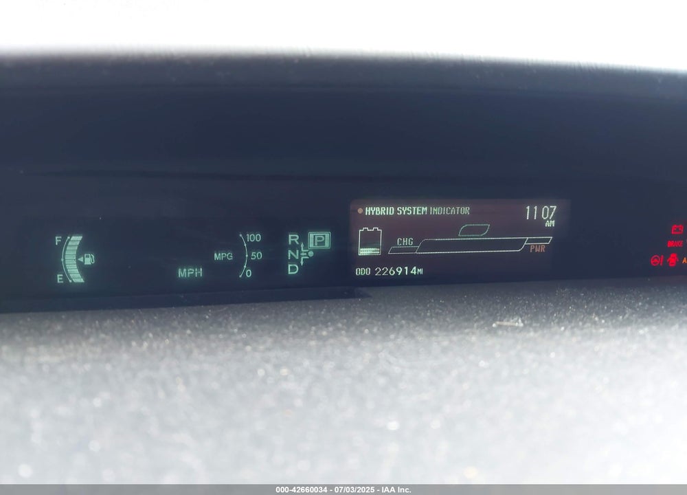 2011 TOYOTA PRIUS VIN: JTDKN3DU5B5288242
