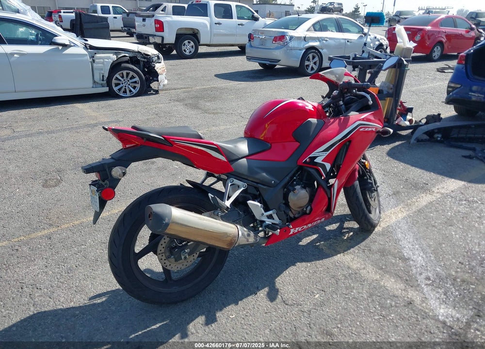 2021 HONDA CBR300 VIN: MLHNC5153M5700282
