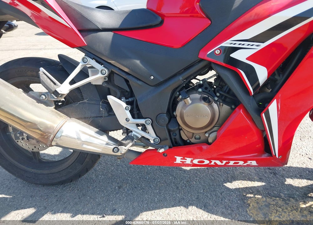 2021 HONDA CBR300 VIN: MLHNC5153M5700282