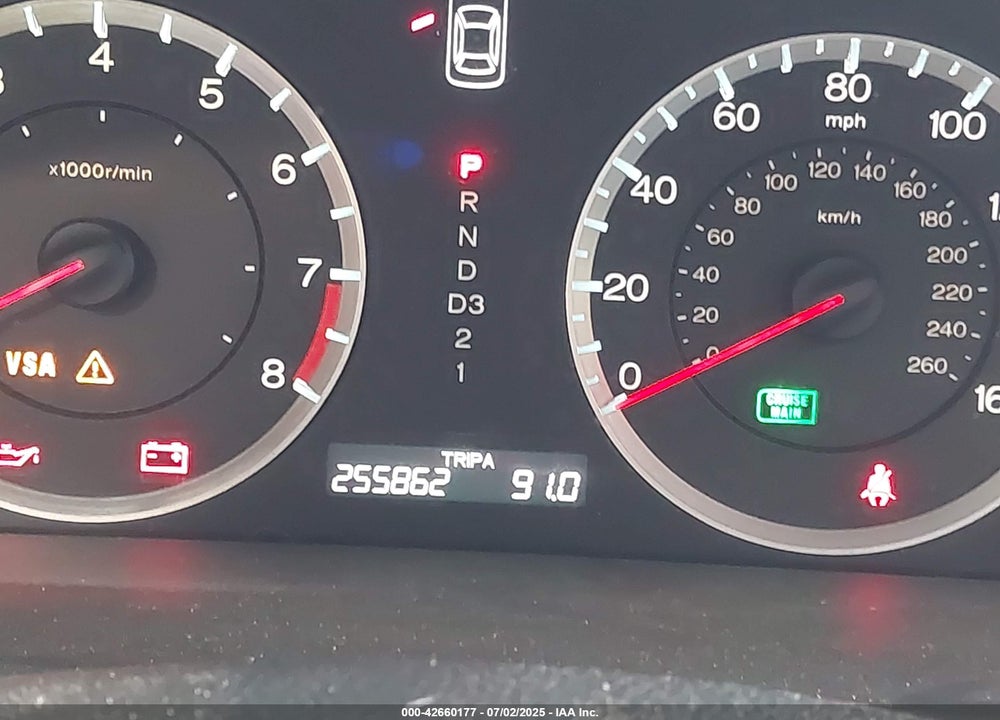 2009 HONDA ACCORD VIN: 1HGCP26829A045161