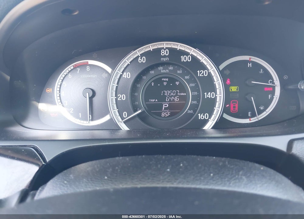 2016 HONDA ACCORD VIN: 1HGCR2F31GA001289