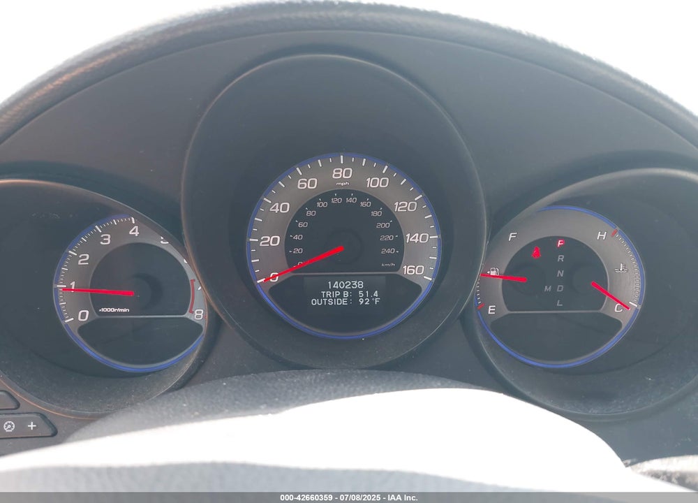 2008 ACURA TL 3.2 VIN: 19UUA66248A023833