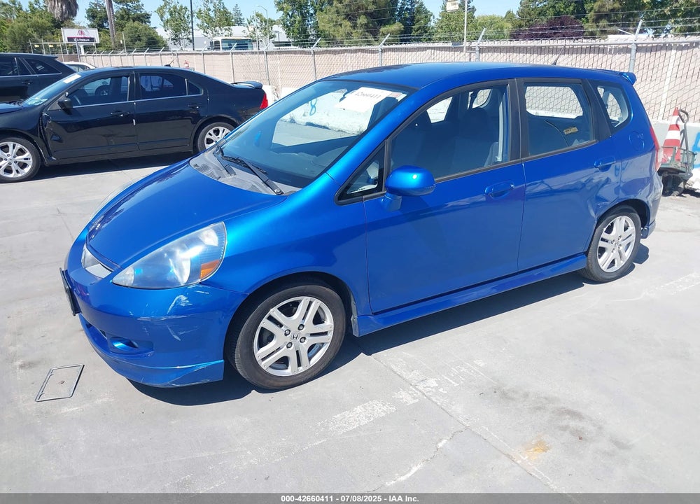 2007 HONDA FIT SPORT VIN: JHMGD38627S010717