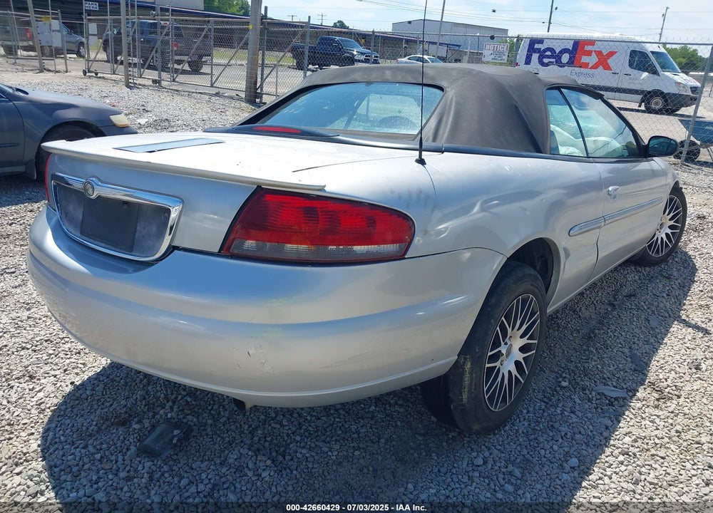 2004 CHRYSLER SEBRING GTC VIN: 1C3EL75R64N167697