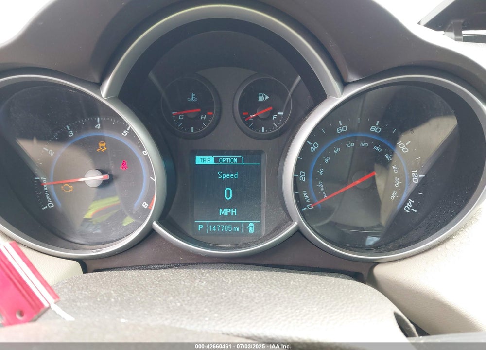 2014 CHEVROLET CRUZE 2LT AUTO VIN: 1G1PE5SB0E7119637