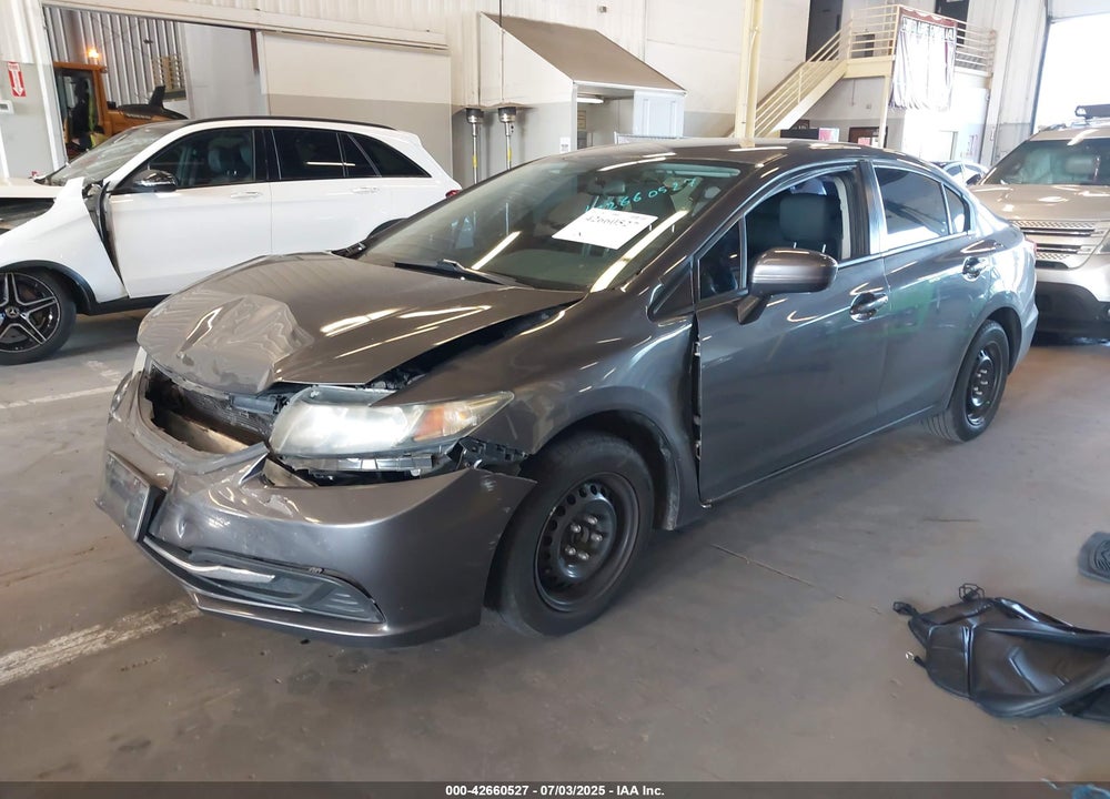 2015 HONDA CIVIC VIN: 19XFB2F53FE200910