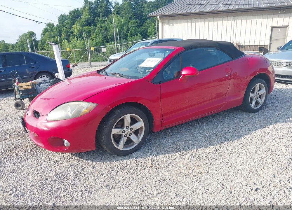 2007 MITSUBISHI ECLIPSE SPYDER GT VIN: 4A3AL35T27E022902