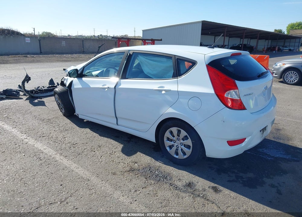 2017 HYUNDAI ACCENT VIN: KMHCT5AEXHU350344
