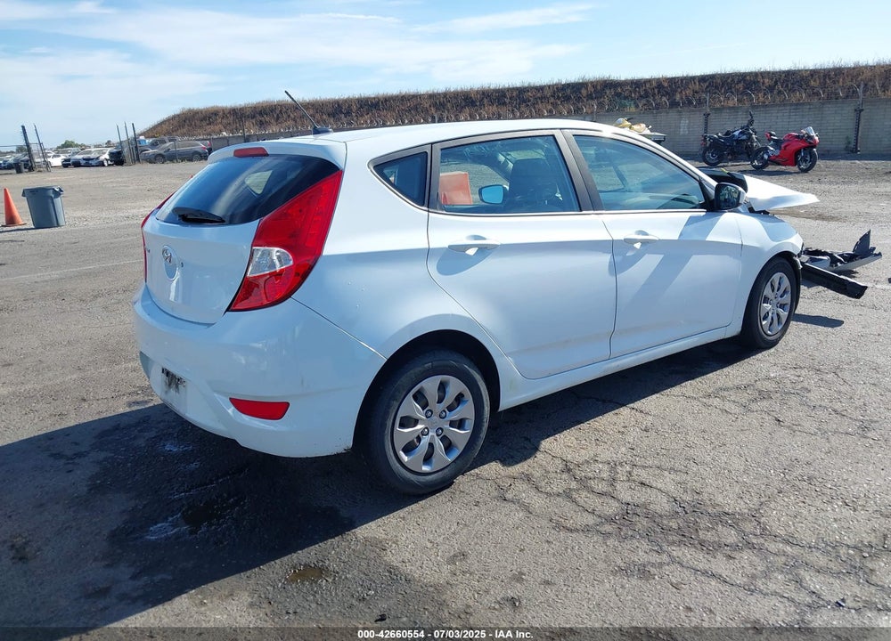 2017 HYUNDAI ACCENT VIN: KMHCT5AEXHU350344