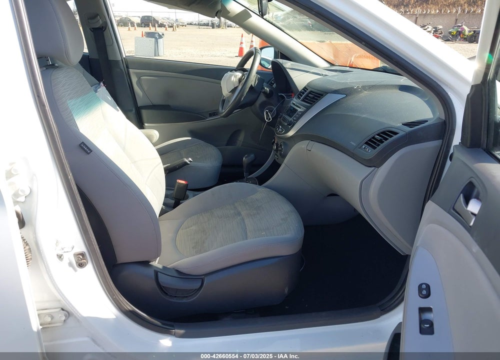 2017 HYUNDAI ACCENT VIN: KMHCT5AEXHU350344
