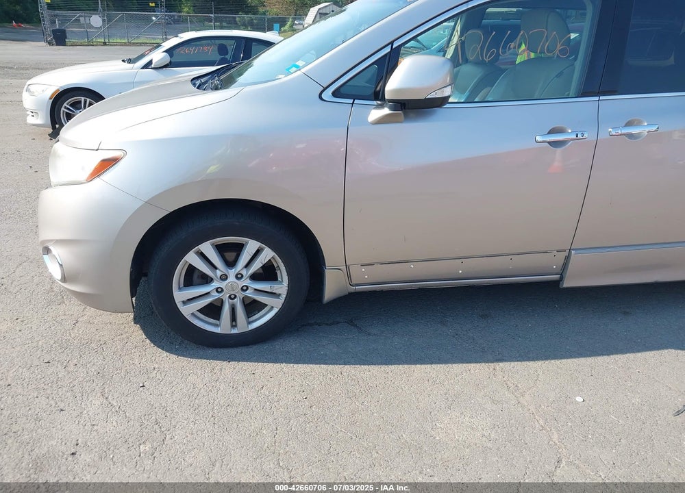 2011 NISSAN QUEST SL VIN: JN8AE2KP1B9008378