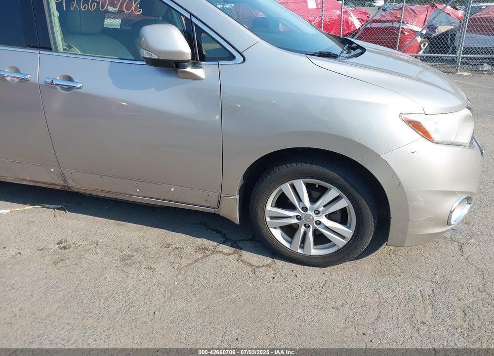 2011 NISSAN QUEST SL VIN: JN8AE2KP1B9008378