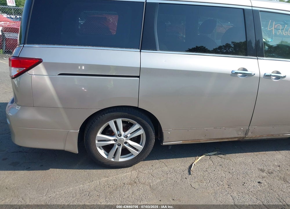 2011 NISSAN QUEST SL VIN: JN8AE2KP1B9008378