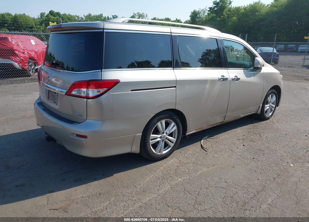 2011 NISSAN QUEST SL VIN: JN8AE2KP1B9008378