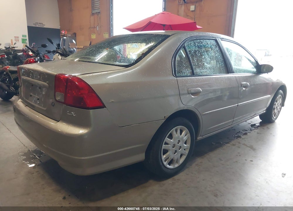 2005 HONDA CIVIC LX VIN: 1HGES16585L030489