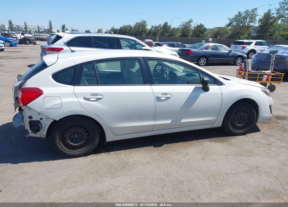 2015 SUBARU IMPREZA VIN: JF1GPAA64F8296272