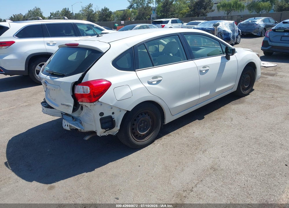2015 SUBARU IMPREZA VIN: JF1GPAA64F8296272