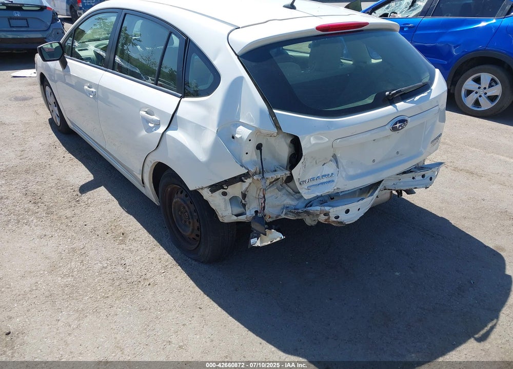 2015 SUBARU IMPREZA VIN: JF1GPAA64F8296272