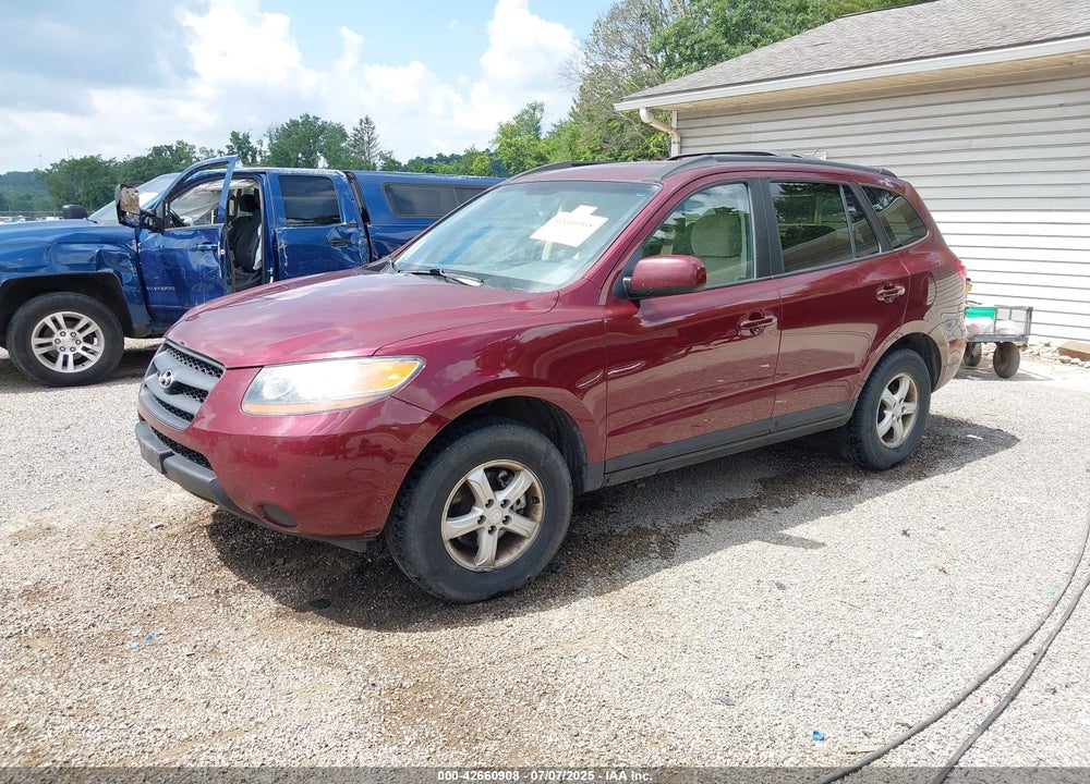 2008 HYUNDAI SANTA FE GLS VIN: 5NMSG73D08H162654