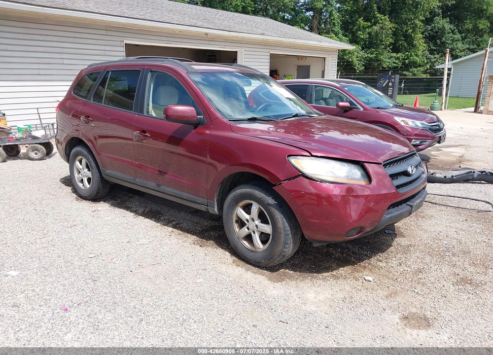 2008 HYUNDAI SANTA FE GLS VIN: 5NMSG73D08H162654