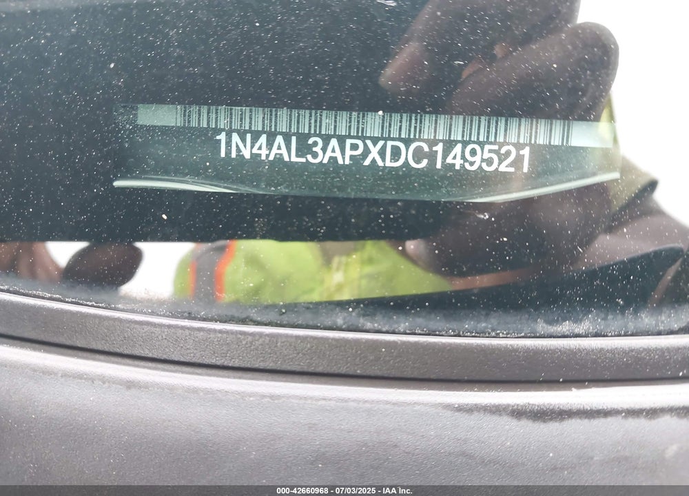 2013 NISSAN ALTIMA 2.5 S VIN: 1N4AL3APXDC149521