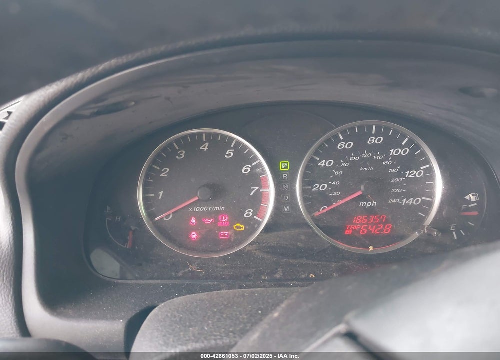 2007 MAZDA 6 VIN: 1YVHP80CX75M41293