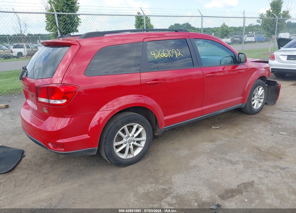 2014 DODGE JOURNEY VIN: 3C4PDCBGXET142574