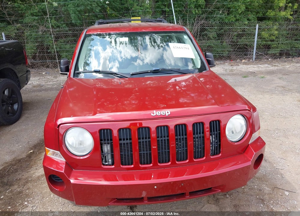 2009 JEEP PATRIOT VIN: 1J8FT28B39D126581