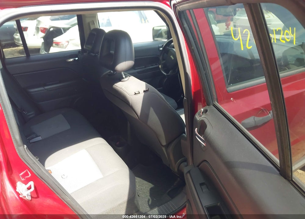 2009 JEEP PATRIOT VIN: 1J8FT28B39D126581