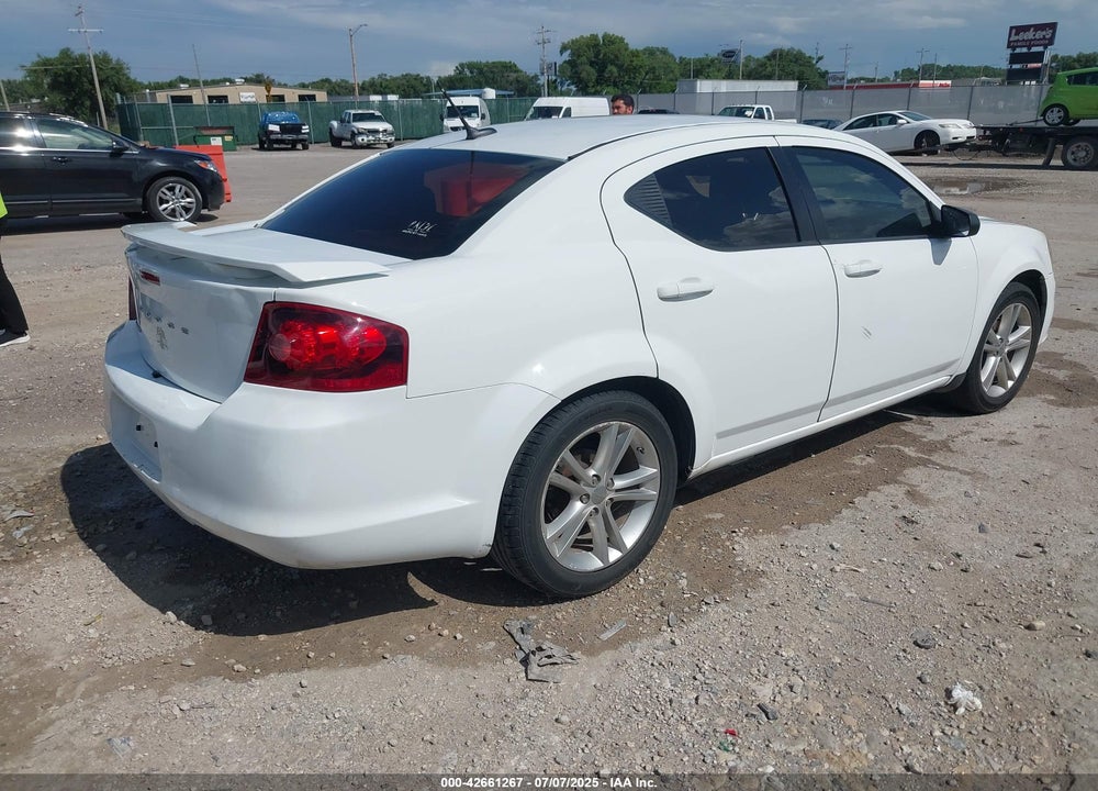 2014 DODGE AVENGER VIN: 1C3CDZABXEN174775