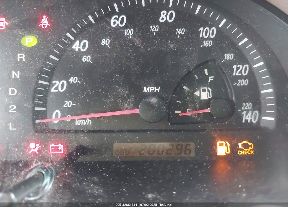 2003 TOYOTA CAMRY XLE VIN: 4T1BE30K03U172860