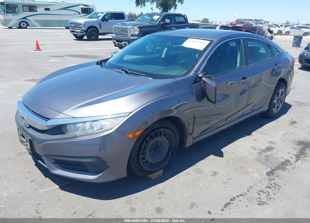 2017 HONDA CIVIC LX VIN: 19XFC2F55HE200505