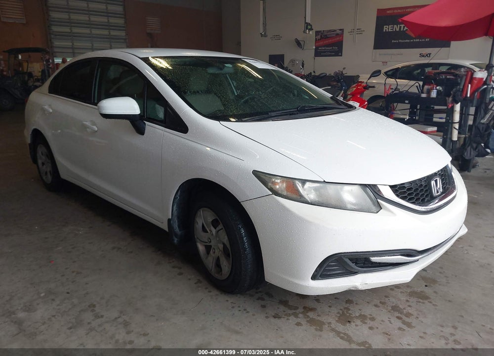 2015 HONDA CIVIC LX VIN: 19XFB2F50FE068625