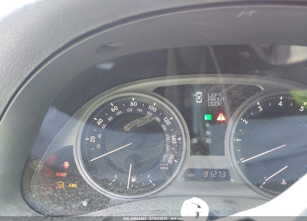 2010 LEXUS IS 250 VIN: JTHBF5C27A5121449