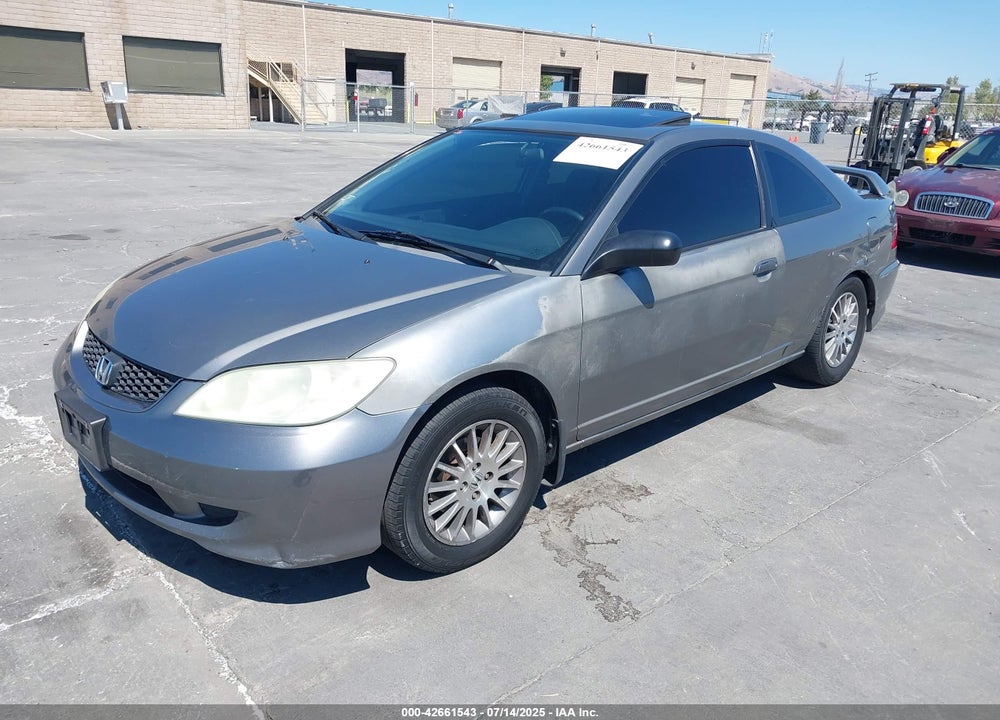 2005 HONDA CIVIC EX VIN: 1HGEM22985L039847
