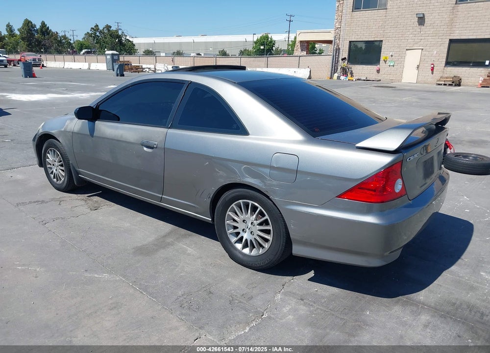 2005 HONDA CIVIC EX VIN: 1HGEM22985L039847